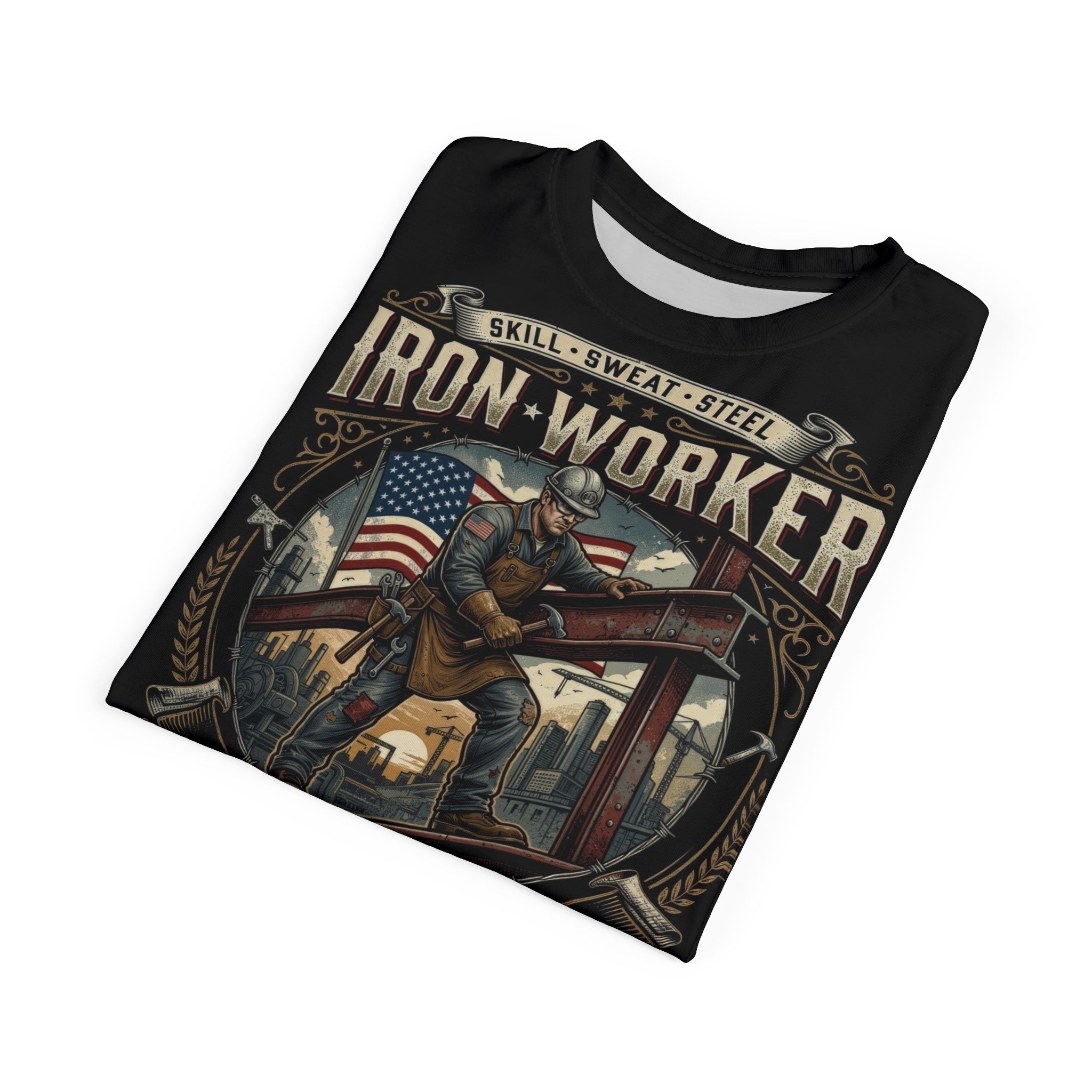 Iron Worker - American Pride  - Men's Shirt - DCA0269