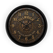 Millwright Vintage Industrial Wall Clock — Steampunk Workshop Decor - DCA0392