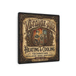 HVAC Technician - Vintage Air Heating & Cooling Metal Sign — Technician Retro Metal Wall Art - DCA0432