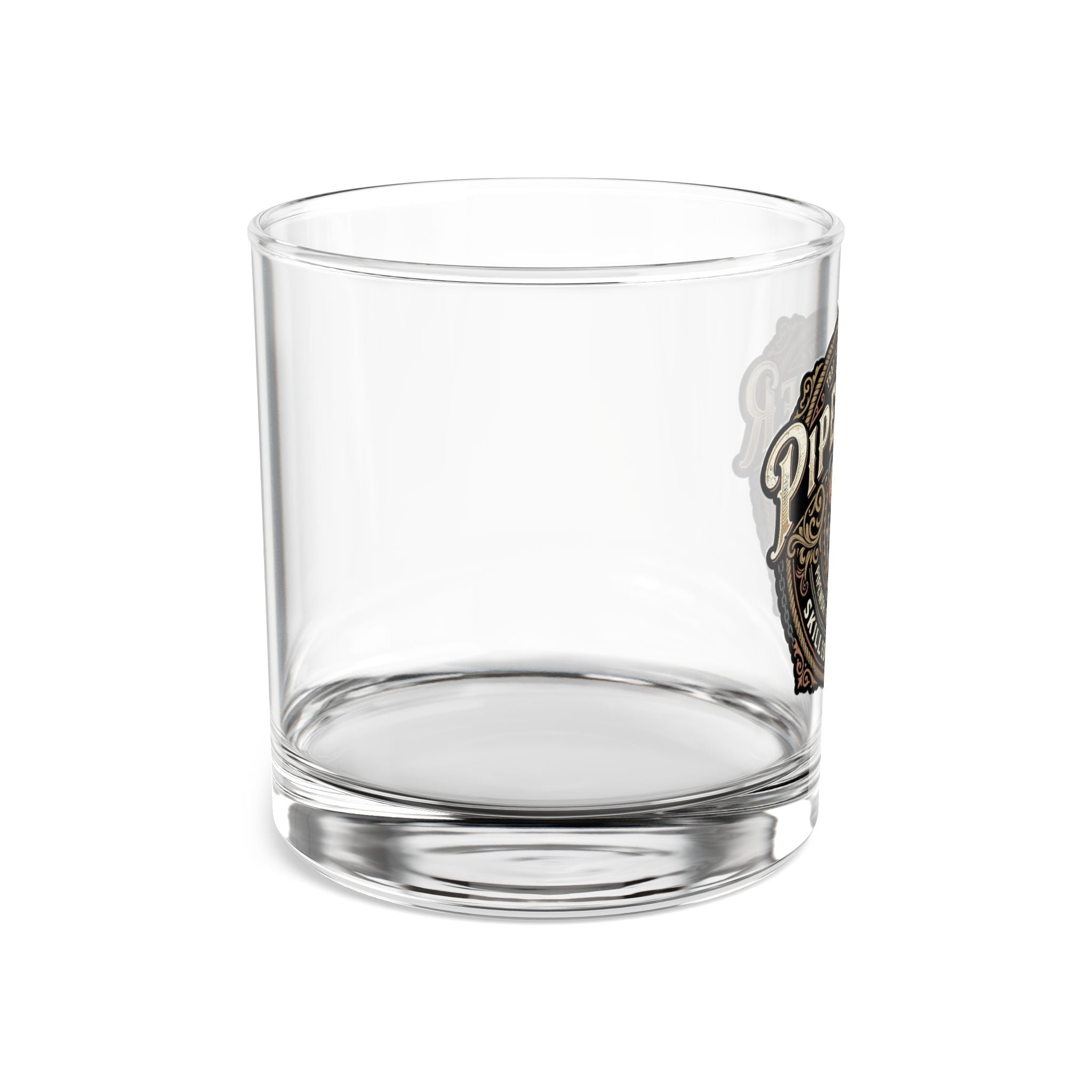 Pipefitter Rocks Glass – 10 oz Skilled Tradesman Whiskey Glass - DCA206