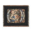 Heavy Equipment Operator Woven Blanket — American Pride Flag Design