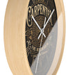 Carpenter Wall Clock — Vintage Woodworking Sign Clock for Workshop & Home - DCA384