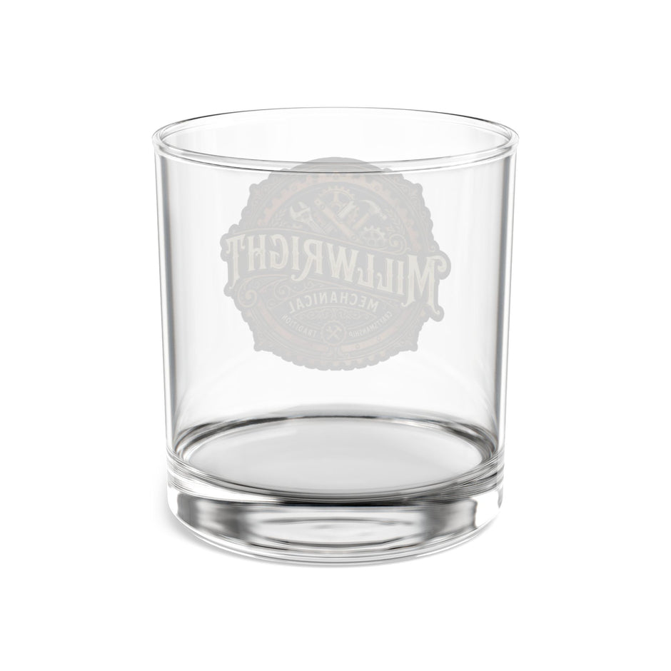 Millwright Mechanical Logo 10oz Rocks Glass - DCA0204