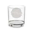 Millwright Mechanical Logo 10oz Rocks Glass - DCA0204