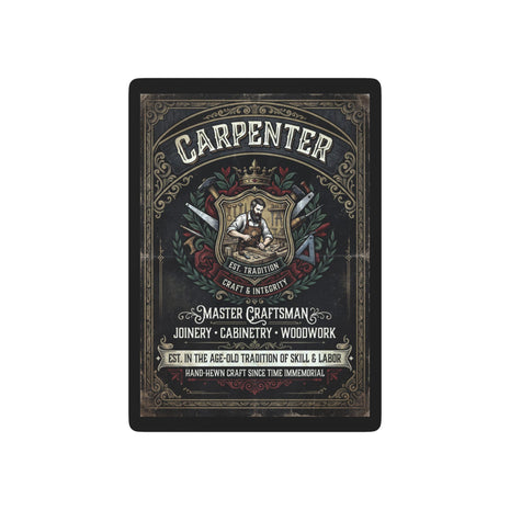 Carpenter Playing Cards — 'Master Craftsman' Vintage Poker Deck - DCA0353