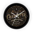 Carpenter Vintage Emblem Wall Clock – Fine Woodworking & Craftsmanship - DCA384