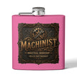 Machinist Flask — 6oz Stainless Steel Industrial Workshop Hip Flask - DCA0426