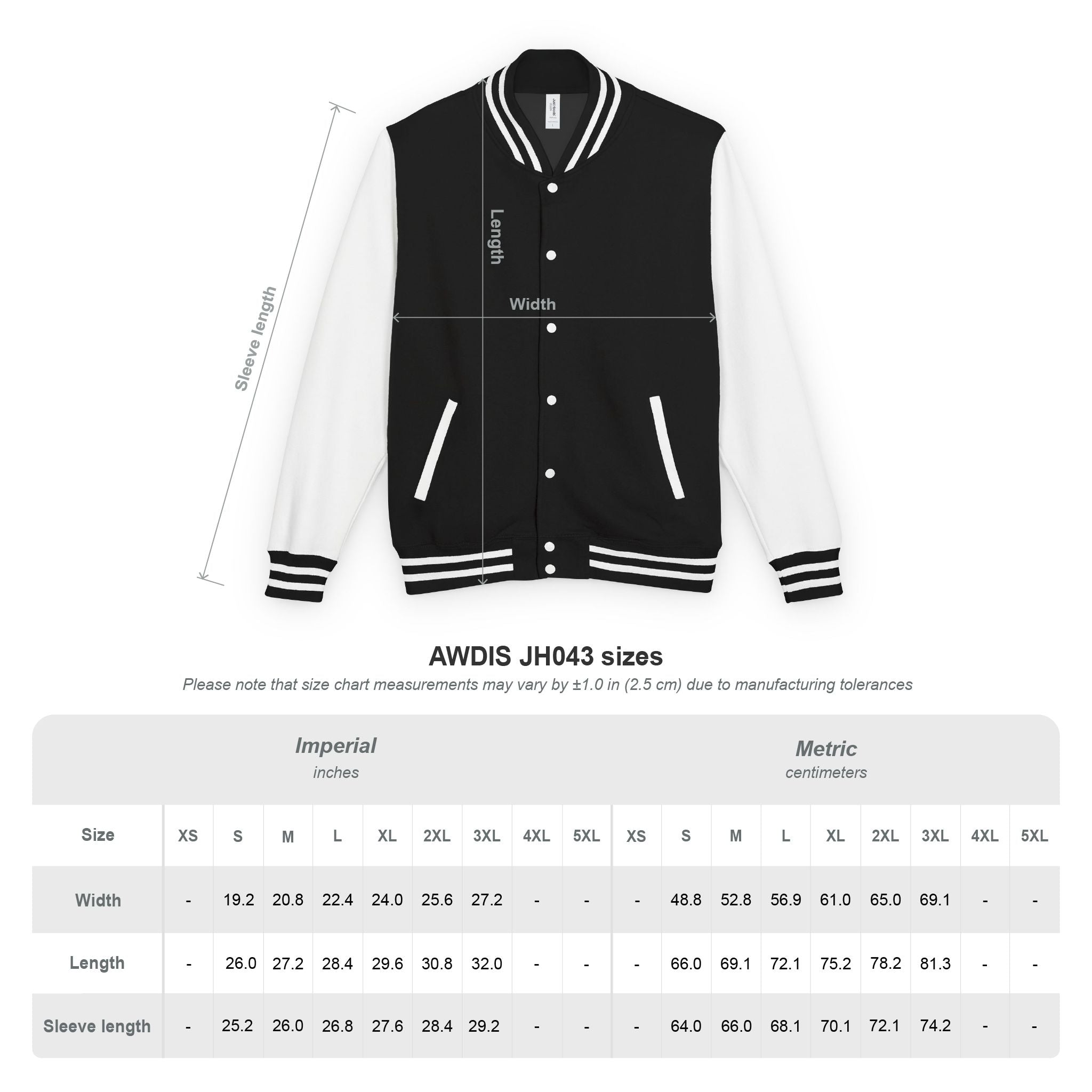 HTBA Women's Letterman Jacket — Campus Crest Varsity Jacket