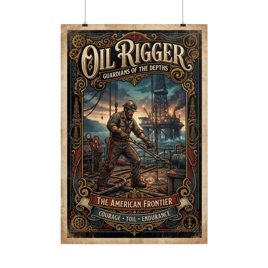 Oil Rigger Poster – 