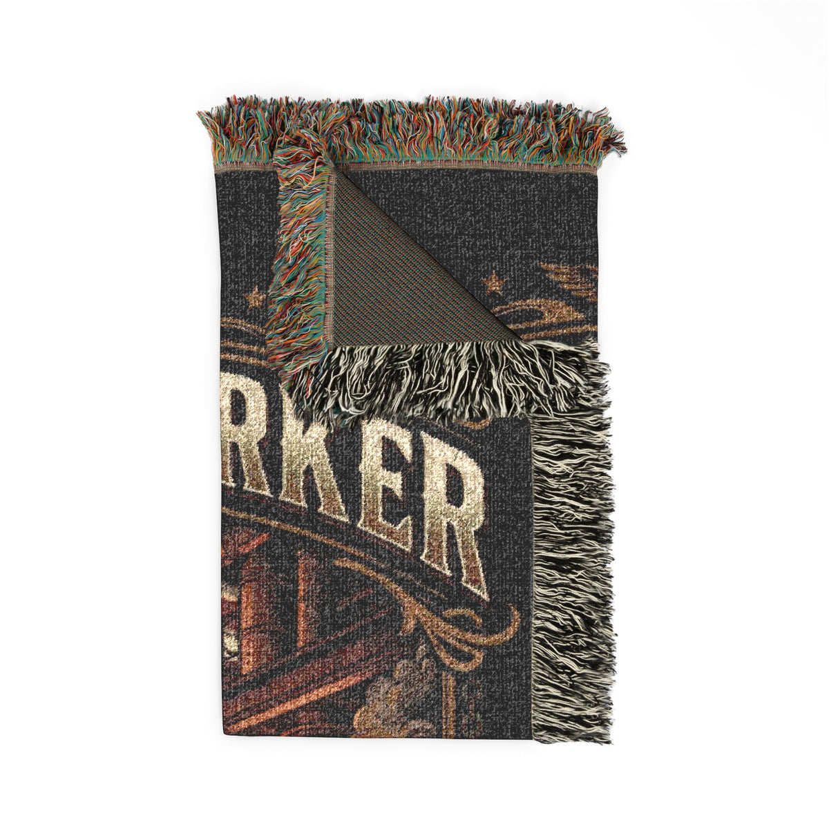 Steel Worker Woven Blanket — Amrican Pride Throw