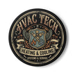 HVAC Tech Ceramic Coaster — Heating & Cooling Systems Crest - DCA0231