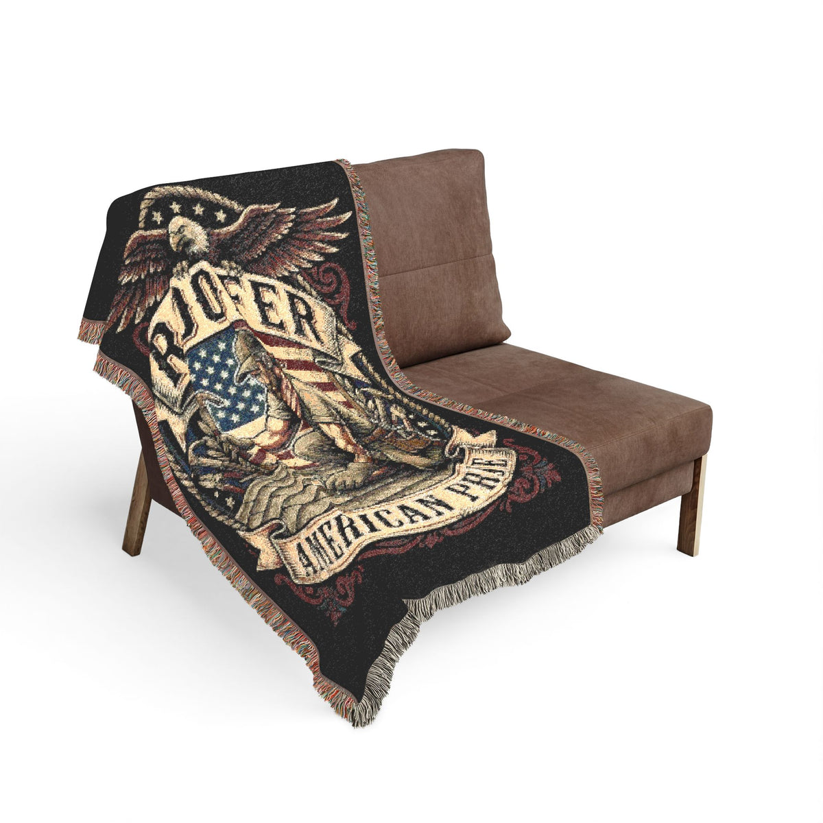 Roofer American Pride Woven Blanket — Tradesman Throw