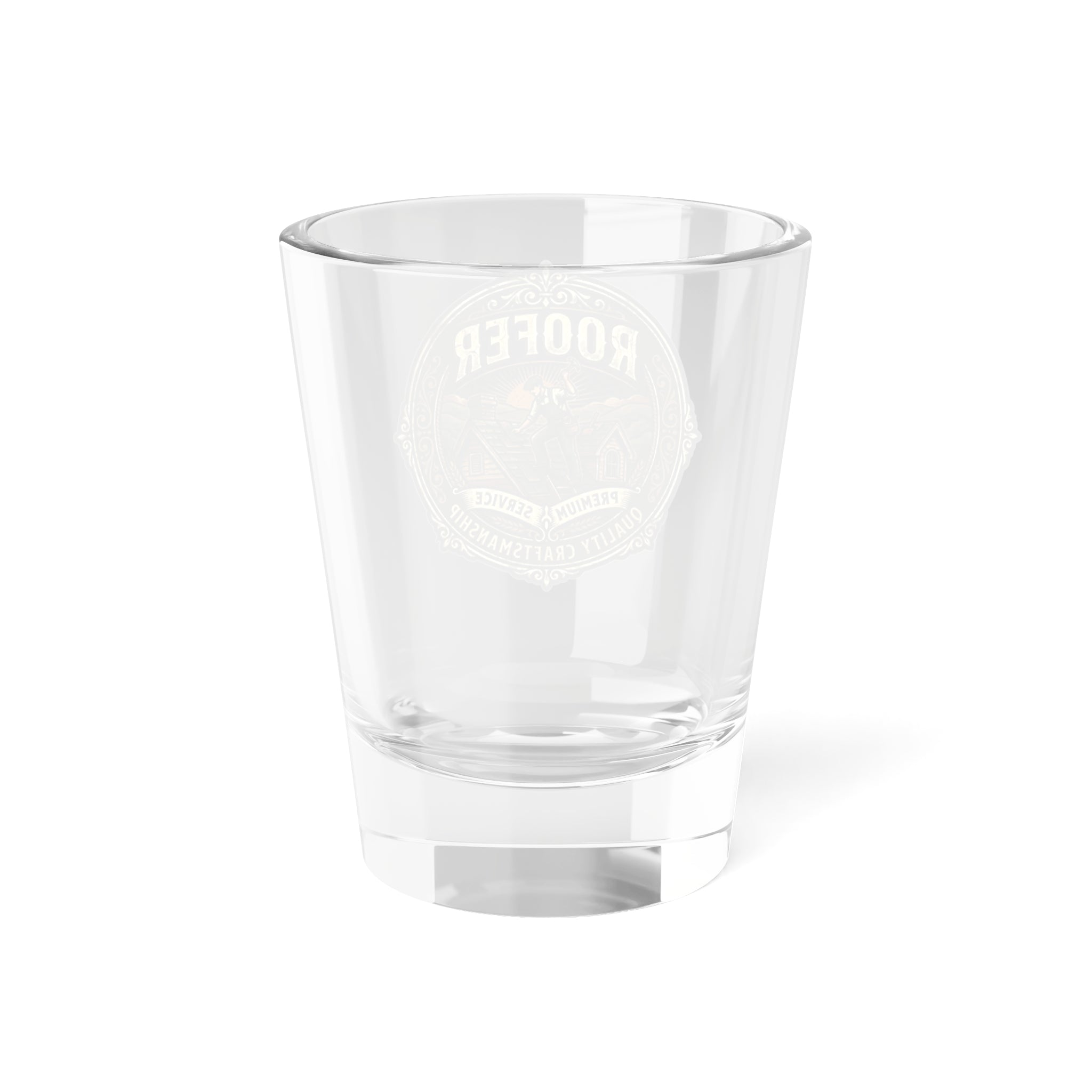 Roofer Shot Glass – Vintage Tradesman 1.5oz Collector’s Glass - Roofer - DCA0190