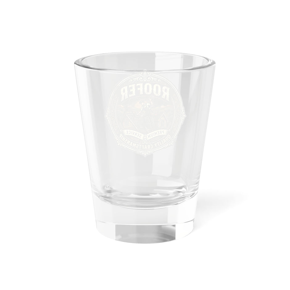 Roofer Shot Glass – Vintage Tradesman 1.5oz Collector’s Glass - Roofer - DCA0190