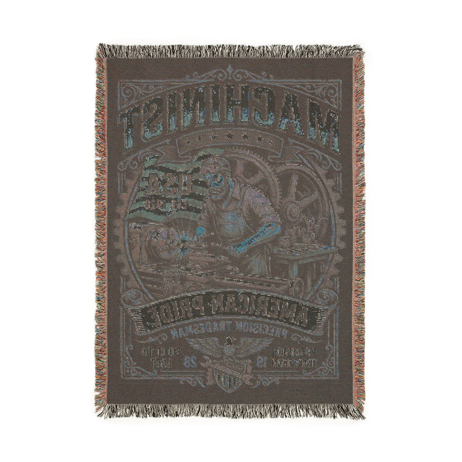 Machinist Woven Blanket — American Pride Throw