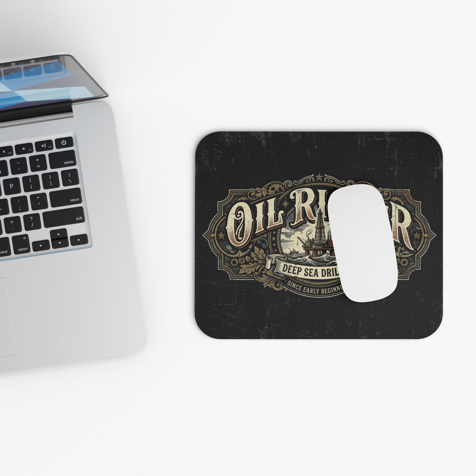 Oil Rigger Deep Sea Drilling Mouse Pad — DCA0317