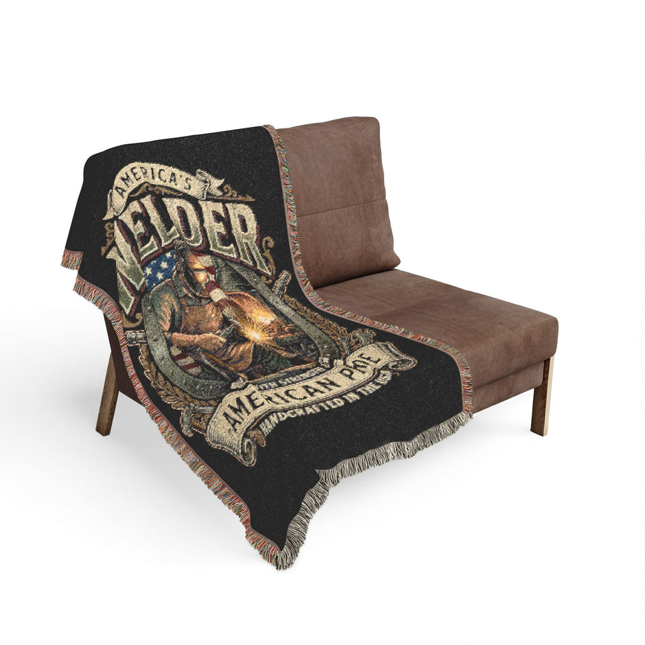 Welder Woven Blanket — American Pride Throw