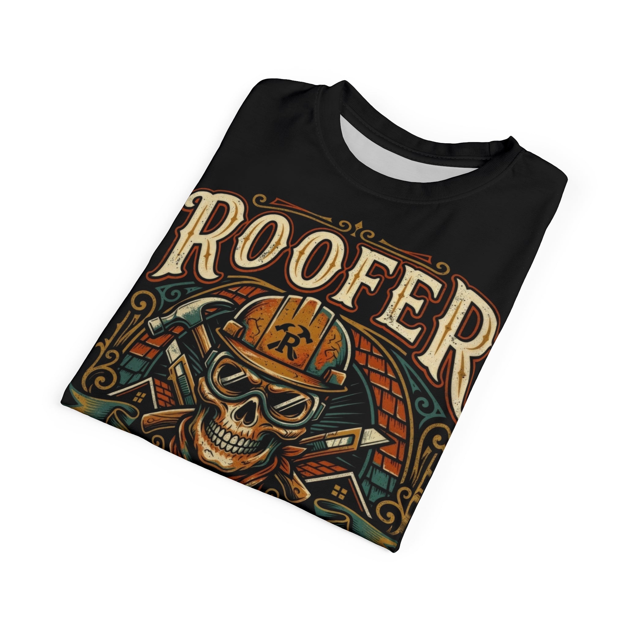 Roofer - Skull Series - Men's T-Shirt - DCA0214