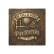 Pipefitters Metal Sign — H. Gill & Sons 1923 Industrial Wall Plaque - DCA0441