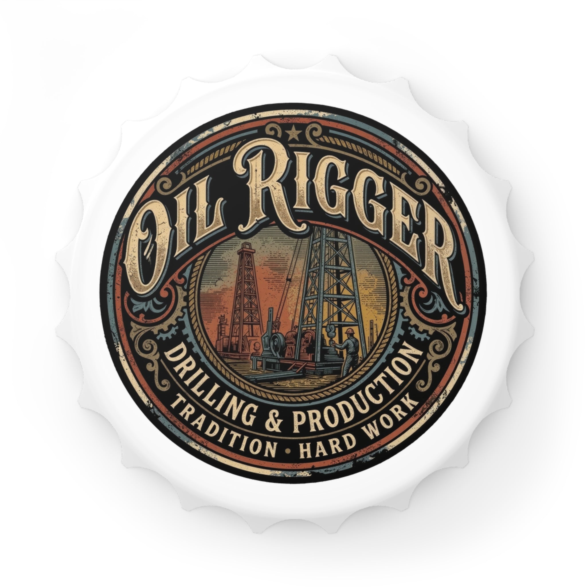 Oil Rigger Bottle Opener — American Heritage  - DCA0168