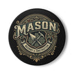 Mason & Construction Ceramic Coaster — Vintage Tradesman Gift - DCA0233