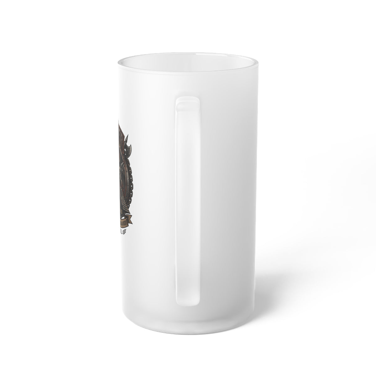 Roofer Frosted Glass Beer Mug – 16 oz Gift for Roofing Professionals - DCA0521