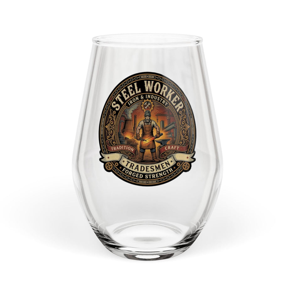 Steelworker Stemless Wine Glass — (11.75 oz) - DCA0349