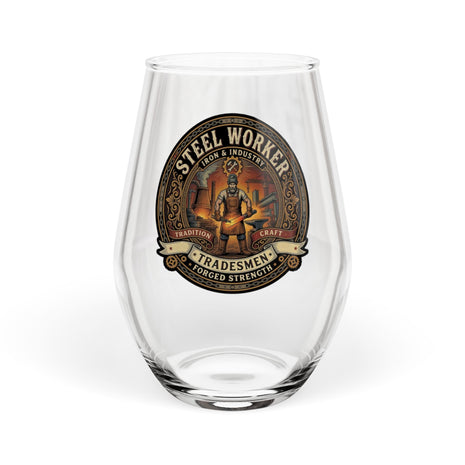 Steelworker Stemless Wine Glass — (11.75 oz) - DCA0349
