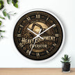 Heavy Equipment Operator Wall Clock — Vintage Excavator Garage & Workshop Decor - DCA0386