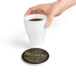 Garage Mechanic Ceramic Coaster — Vintage Repair & Service Design - DCA0234