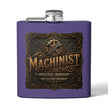 Machinist Flask — 6oz Stainless Steel Industrial Workshop Hip Flask - DCA0426