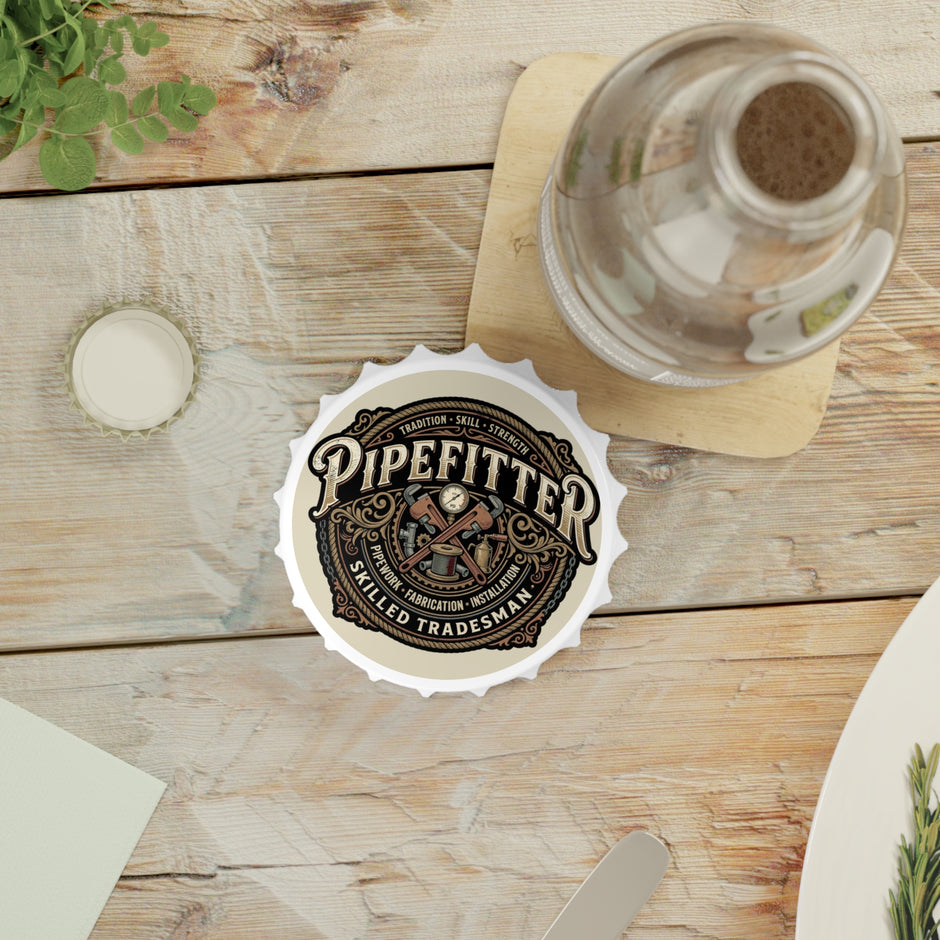 Pipefitter Service & Repair Bottle Opener — Vintage Tools Design - DCA0175