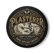 Plasterer Ceramic Coaster — Vintage Tradesman Logo, 'Craft & Quality'- DCA0238