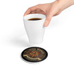 Steel Worker Ceramic Coaster — Tradesmen 'Forged Strength' Industrial Gift - DCA0241