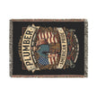 Plumber American Pride Woven Blanket