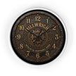 Millwright Vintage Industrial Wall Clock — Steampunk Workshop Decor - DCA0392
