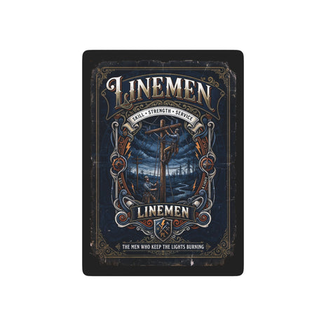 Linemen Tribute Poker Deck — Vintage Electrician Playing Cards - DCA0357