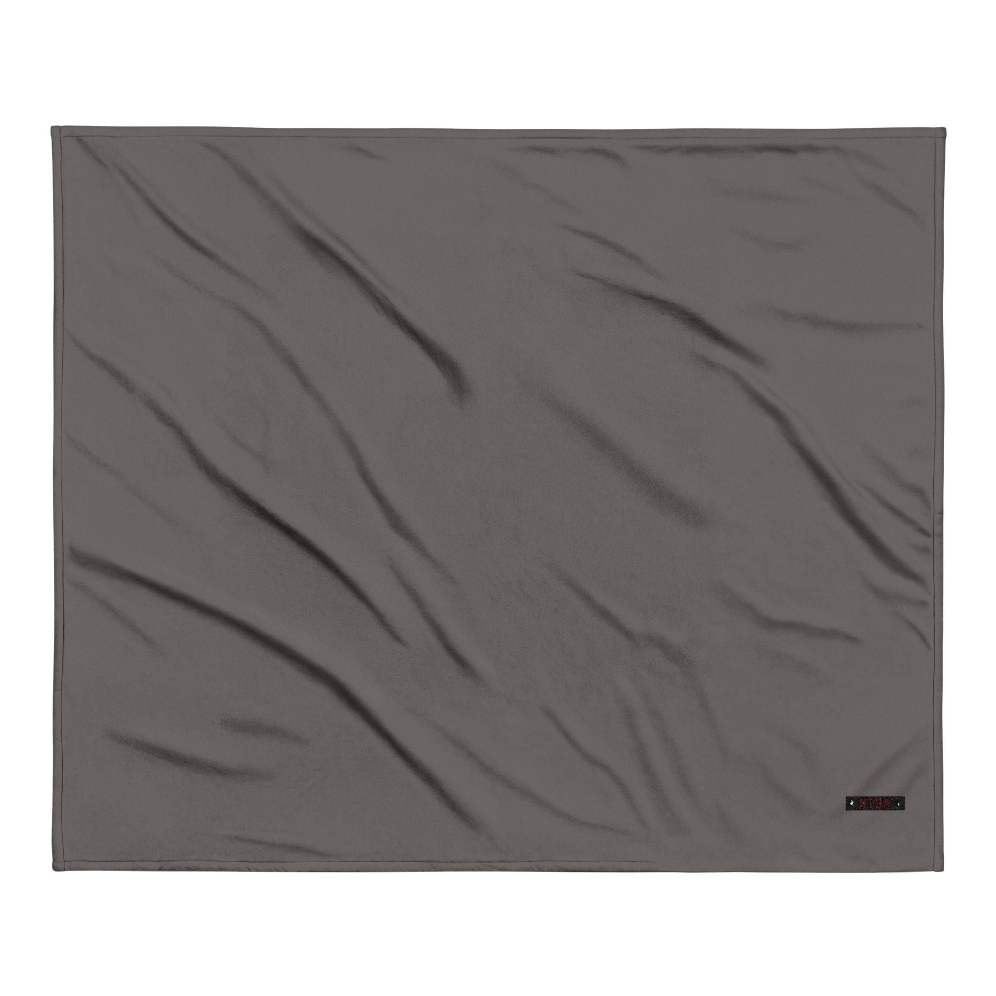 Sherpa Blanket — Embroidered HTBA Cozy Throw
