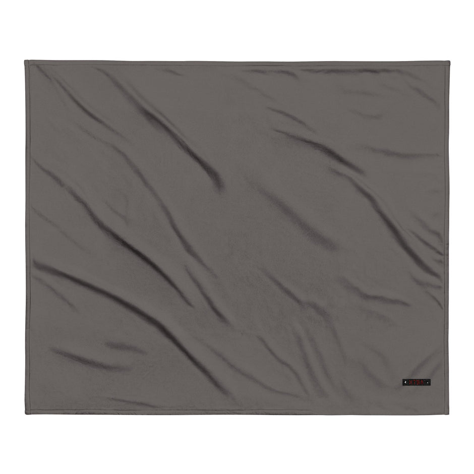 Sherpa Blanket — Embroidered HTBA Cozy Throw
