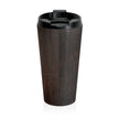 HTBA Signature-Leather-Style Stainless Steel Travel Mug-Insulated Tumbler