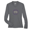 SPORT GRAPHITE HTBA Women in Trades Medallion Long Sleeve V-neck Shirt