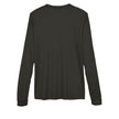 BLACK -HTBA Women in Trades Medallion Long Sleeve V-neck Shirt - BACK