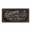 Linemen Desk Mat Mouse Pad-American Heritage-Vintage Style - DCA0126