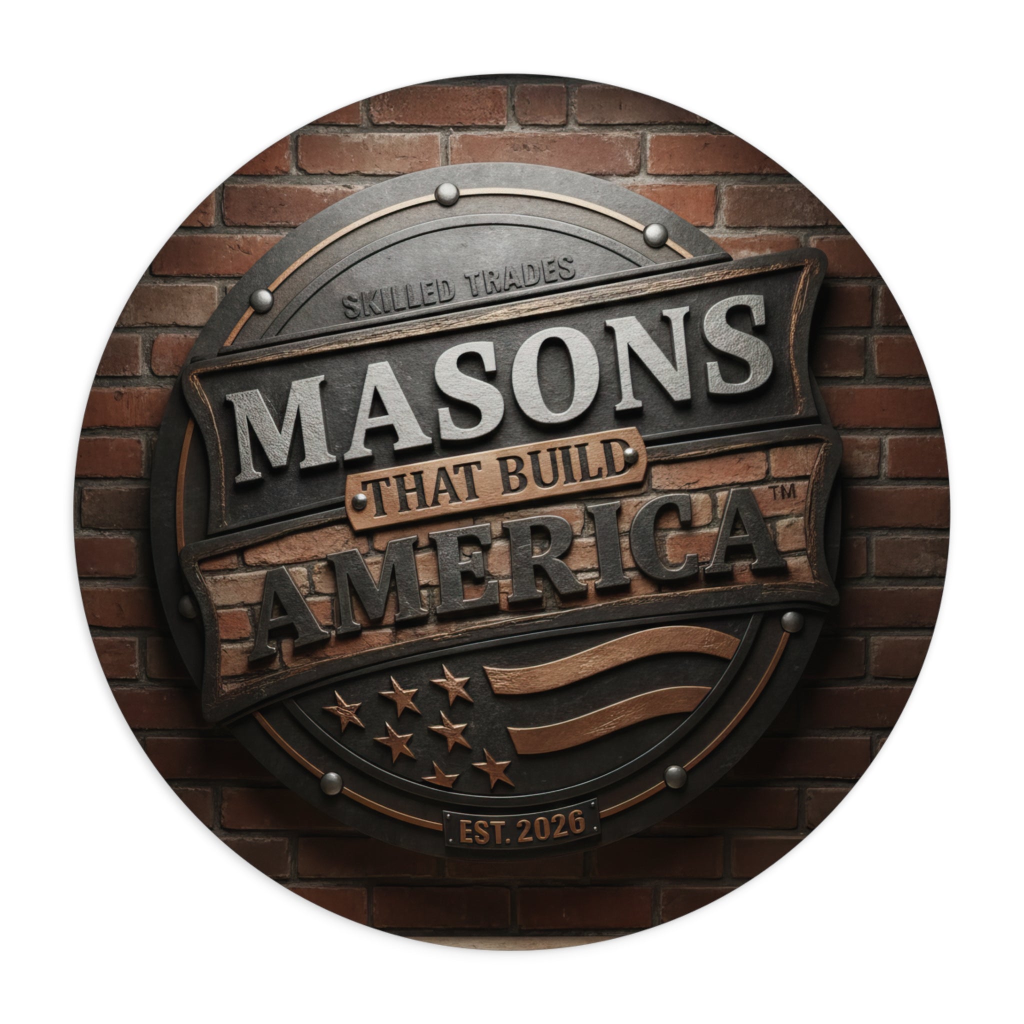 Masons That Build America Mouse Pad -MP1012