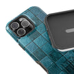 Tiled HTBA Phone Case on white background