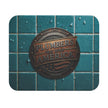 Plumbers That Build America Square Mouse Pad - Front View on a white background