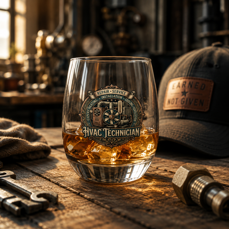 HVAC American Heritage - Whiskey Glass