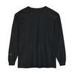 Black long-sleeve shirt on a white background