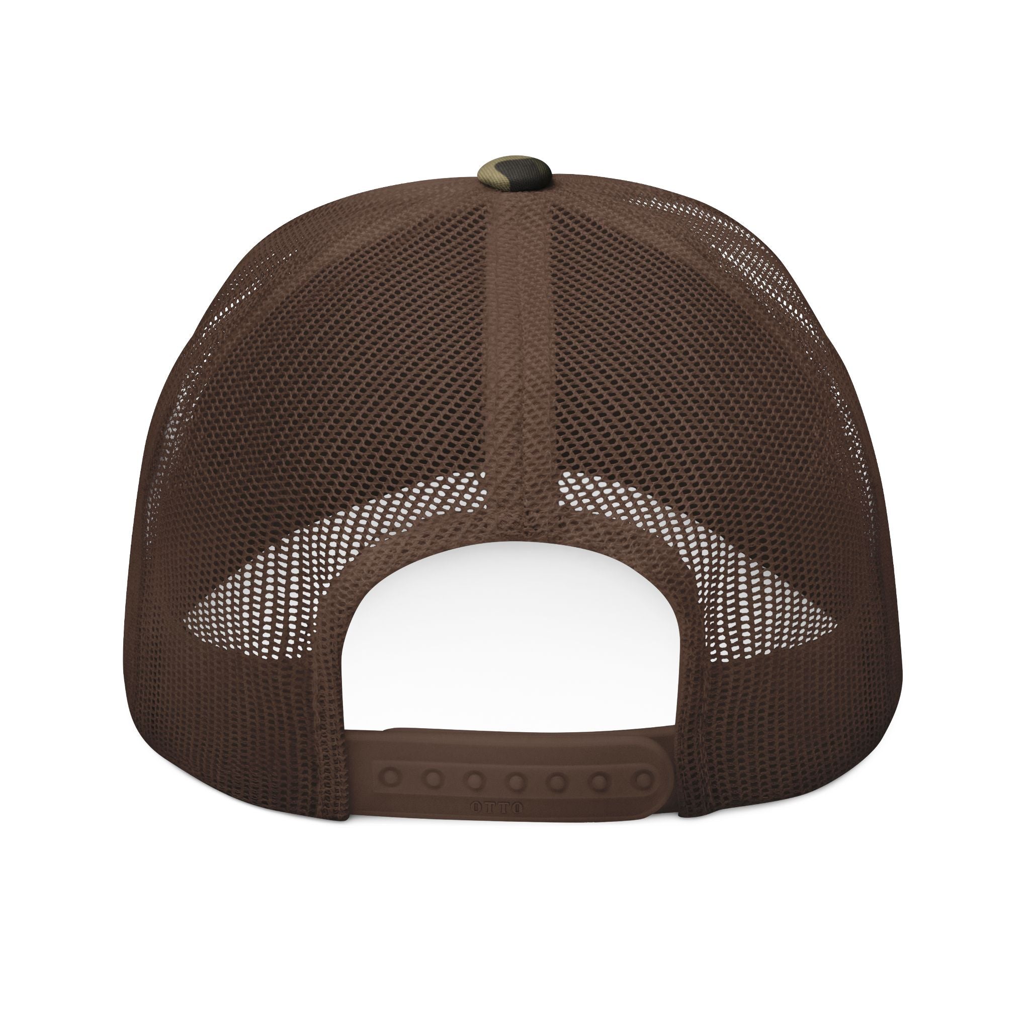 Camo Brown cap on a white background