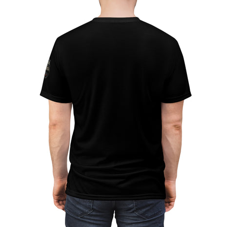 Back Side of T-shirt on a white background